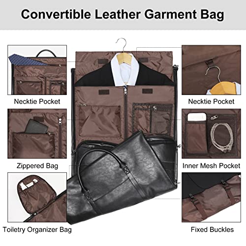 Garment Bags for Travel (C-Black)