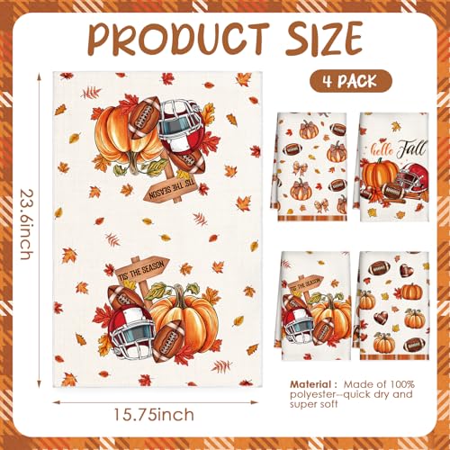 Fall Kitchen Towels Set of 4
