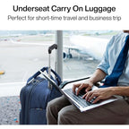 16 Inch Expandable Carry on Luggage with 2 Wheels Airline Approved (Blue / 16 Inch EXT)