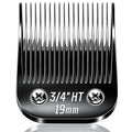 Dog Grooming Replacement Blades Compatible with Andis Dog Clippers (Black-3/4"HT / Black)