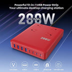 200W Charging Station (Red / 200W)