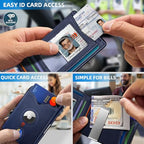 Airtag Wallet for Men (Purplish Blue41)