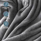 Fleece Blanket Luxury Microplush (Throw XL / 02 - Grey)