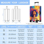 Girl Luggage Cover Washable Suitcase Protector Anti (Girl-1 / L(28-30inch suitcase))