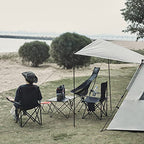 4Pack Folding Camping Chairs (Red)