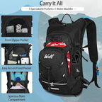 Hinkg Backpack with 2L Water Bladder (Black)