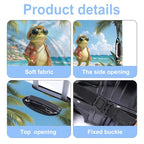 Luggage Cover Washable Suitcase Protector Anti (Beach Frog / M(fits 24-26Inch suitcase))