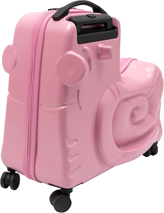 CNCEST 20" Kid's Ride-on Travel Suitcase, Rolling Luggage by CNCEST