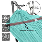 Universal Double Hammock with Stand Included Foldable (1. Sky)