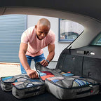 Grey Travel Packing Cubes 5 pcs Luggage Organizer Set for Bag & Suitcase (Grey)