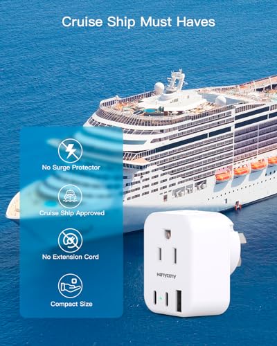 US to Australia New Zealand Plug Adapter (Type I - Australia China)