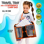 Kids Car Seat Travel Tray (ORANGE)