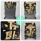 Luggage Cover + Tag (Mushrooms / S)