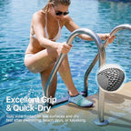 Water Shoes for Women Men Quick (5-6 Women/4-5 Men / Blue-green River)