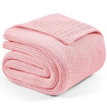 Knitted Weighted Blanket (34-light Pink / 48" x 72" | 20lbs)