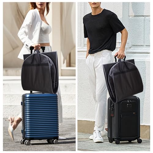 3 Pack 43" Garment Bags for Travel and Storage (3 Pack)