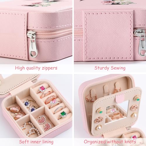 Small Jewelry Organizer for Teen Girls (pink / Z)