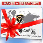 2 Pack RFID Blocking Card for Credit Debit ID Card (White WM)