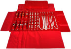 Velvet Travel Jewelry Case Roll Bag Organizer - Image 2