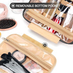 Travel Hanging Toiletry Bag for Women (Black / Medium)