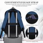 Blue Backpack for Men Women (A6-blue / 15.6 Inch)