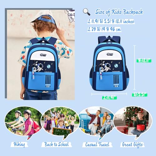 Astronaut space Backpack for Boys (Blue)