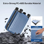 Luggage Sets 2 Piece Hardshell Suitcase with TSA Lock (Royalblue / 2Pcs Set(20"/24"))