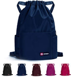 ZOORON Waterproof Drawstring Gym Backpack Bag by ZOORON