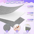 Extra Large Toy Box (Extra Large Gray & White)