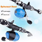 Kids Fishing Pole (Black&Net / 4.92 ft)