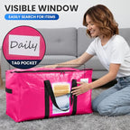 2 Pack Pink Extra Large Moving Bags (Pink / 2 Large)