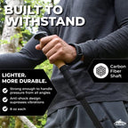 Trekking Poles (Black Cork / 3K Carbon Fiber Cork Grip)