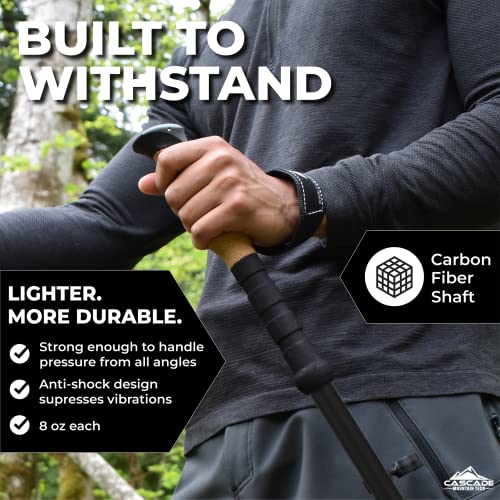 Trekking Poles (Black Cork / 3K Carbon Fiber Cork Grip)