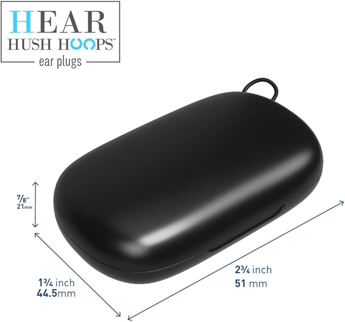Hush Hoops Ear Plugs, Reusable Soft Silicone Plugs - Image 2