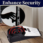 Door Stop Alarm (2 Pack / Black)
