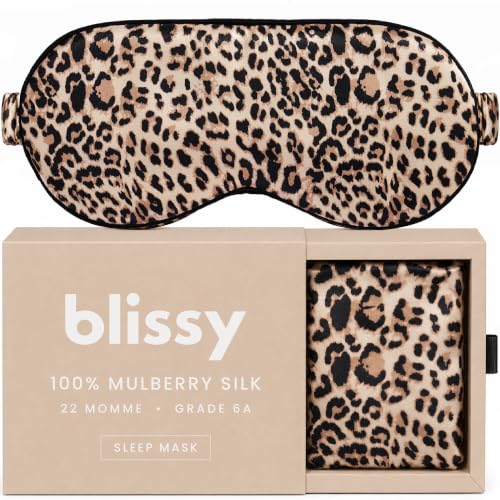 Silk Sleep Mask (Leopard)