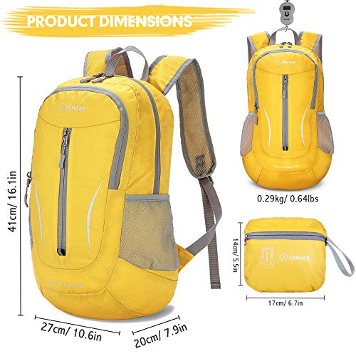 Lightweight Packable Backpack 25L (25L / Yellow a)