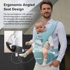 Baby Carrier SEEDNUR Baby Carrier with Hip Seat (Green)