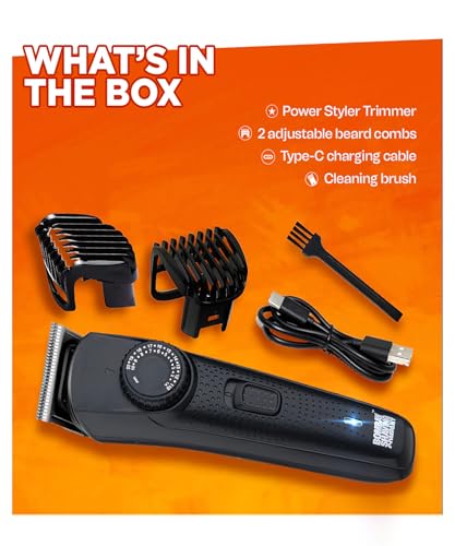Beard Trimmer for Men (Black trimmer)