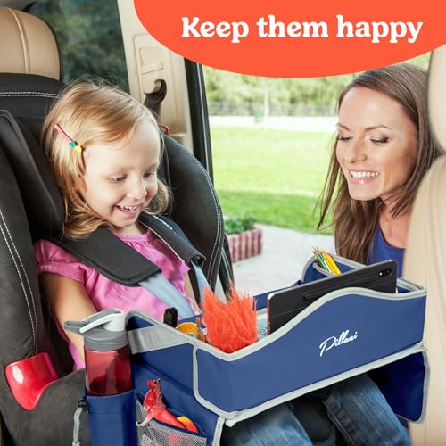 Kids Travel Tray for Car (1-pack Blue)