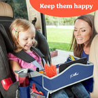 Kids Travel Tray for Car (1-pack Blue)