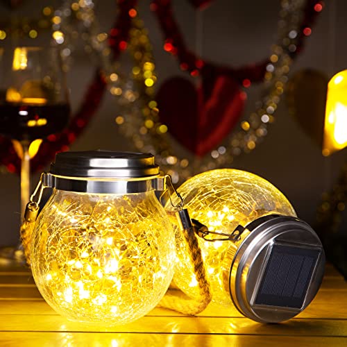 Solar Lantern Gifts for Women (L Size, 4 Pack)