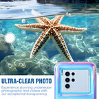 Waterproof Phone Pouch Floating [Up to 10''] (Extra Large [10inch] / Iridescent)