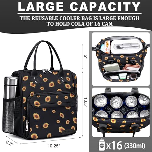 Sunflower Lunch Box for Women (Large / A23: Sunflower)