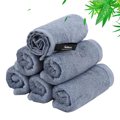 Face Wash Cloths 6 Pack (Slate Blue / 10x10 inch-6 Pack)