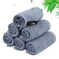 Face Wash Cloths 6 Pack (Slate Blue / 10x10 inch-6 Pack)