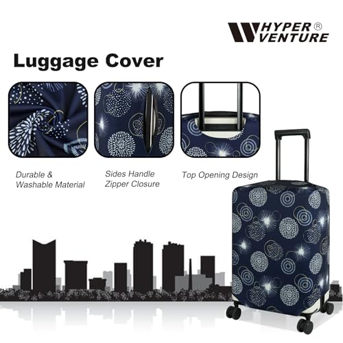 Travel Luggage Cover Suitcase Protector Fits 18 (Sparkler / S)