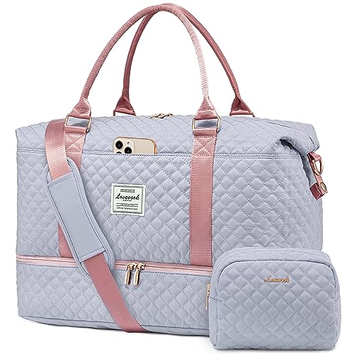 Travel Duffle Bag (Silver Grey / Large-2 Pcs)