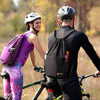 Waterproof Drawstring Gym Backpack Bag for Men & Women (A09-mint Green)