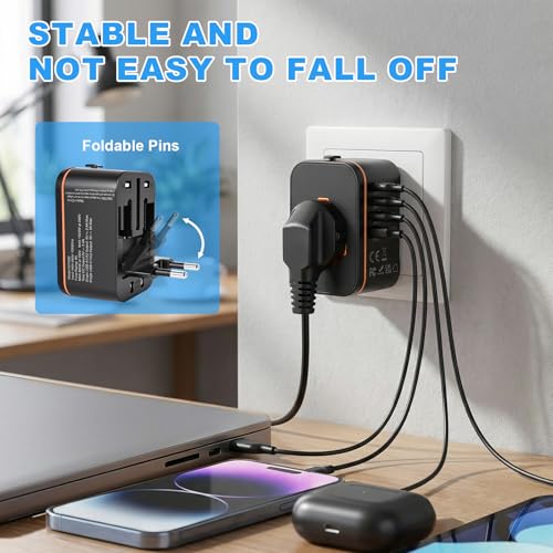 Universal Travel Adapter Worldwide (BLACK)